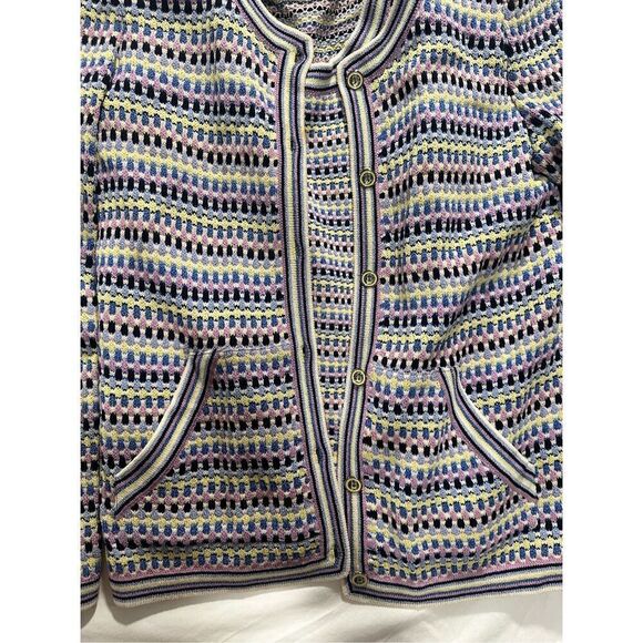 Gorgeous St. John Sport Wool Blend cardigan and tank top set, size Small - Picture 3 of 14
